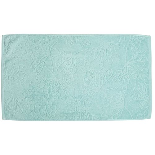 Serviette De Toilette 50x90 Cm Coton Bio Bleu Clair