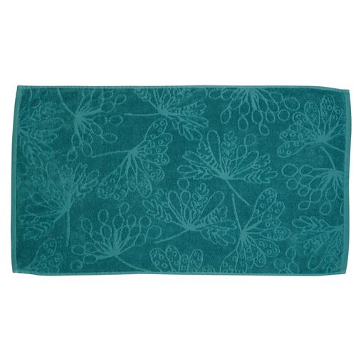 Serviette De Toilette 50x90 Cm Coton Bio Paon