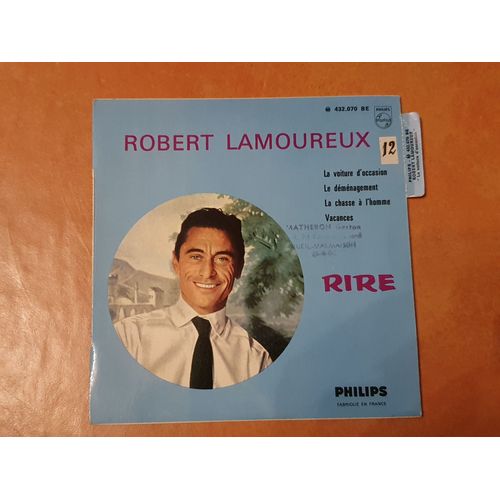 Vinyle Robert Lamoureux Rire - 432 070 - La Voiture D'occasion, Le Déménagement, La Chasse À L'homme, Vacances