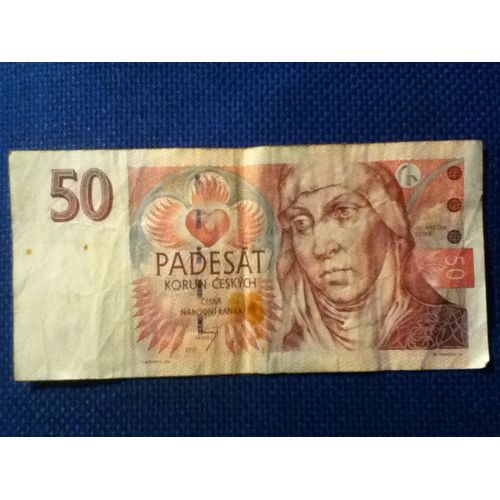 Billet 50 Padesat Korun Ceskych