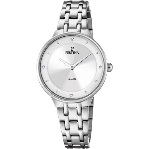 Montre Femme Festina Mademoiselle En Acier Gris