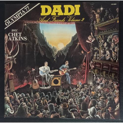 Marcel Dadi And Friends Avec Chet Atkins, Raphaël Fays, Eric Gemsa (Volume 2) Live Olympia 1977 - Pochette Ouvrante À Rabat + 33t (Gatefold Cover Flipback Lp/33rpm/12" Country Folk  Boutique Axonalix