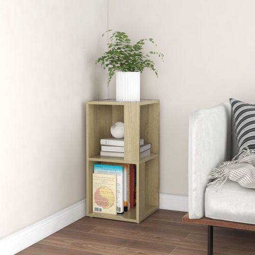Vidaxl Armoire D'angle Chêne Sonoma 33x33x67 Cm Bois D'ingénierie