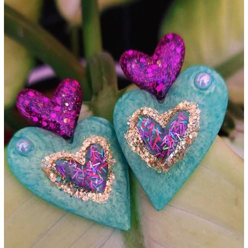 Boucles D'oreilles Coeur