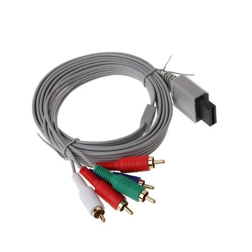 Câble Adaptateur Hdtv 1.8 P Av 5rca Pour Console Nintendo Wii, 1080 M