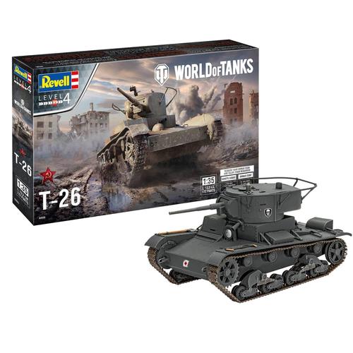 Maquettes T-26 "World Of Tanks-Revell