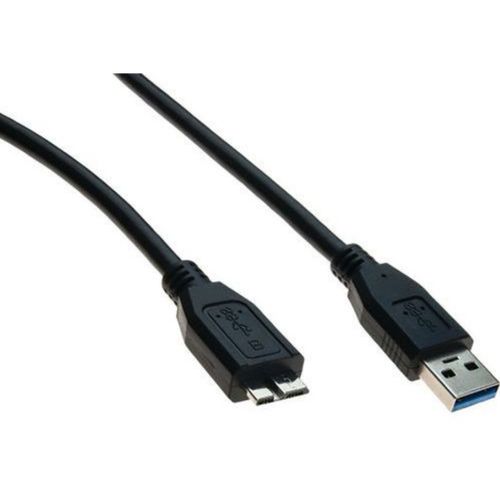 Rallonge micro USB B mâle / USB A male 40 cm noir