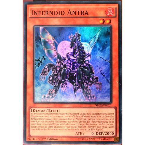 Carte Yu-Gi-Oh Sece-Fr013 Infernoid Antra Neuf Fr