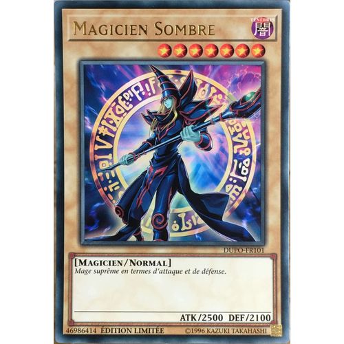 Carte Yu-Gi-Oh Dupo-Fr101 Magicien Sombre (Dark Magician) - Ultra Rare Neuf Fr