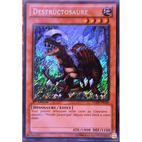 Carte Yu-Gi-Oh Lcjw-Fr158 Destructosaure (Destroyersaurus) - Secret Rare Neuf Fr