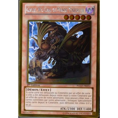 Carte Yu-Gi-Oh Pgld-Fr054 Goldd, Wu-Lord Du Monde Ténébreux Neuf Fr