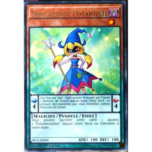 Carte Yu-Gi-Oh Sece-Fr006 Sorciècarte Potartiste Rare Neuf Fr