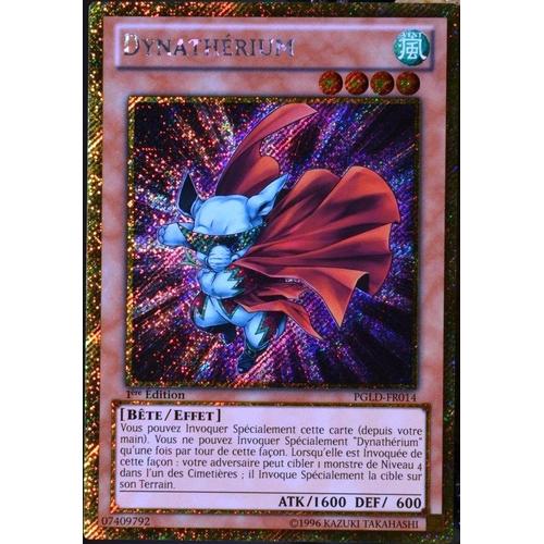 Carte Yu-Gi-Oh Pgld-Fr014 Dynathérium Neuf Fr