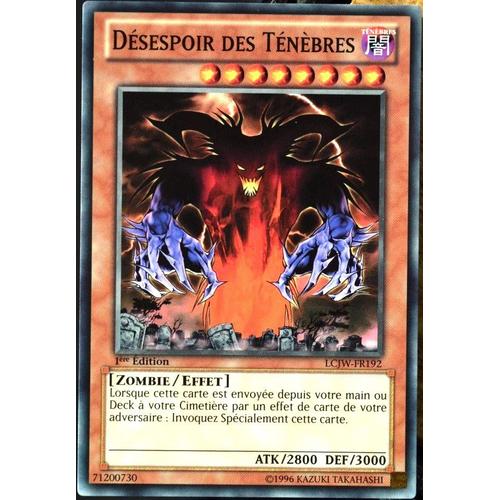 Carte Yu-Gi-Oh Lcjw-Fr192 Désespoir Des Ténèbres (Despair From The Dark) - Commune Neuf Fr