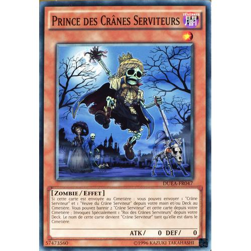 Carte Yu-Gi-Oh Duea-Fr047 Prince Des Crânes Serviteurs (Wightprince) - Commune Neuf Fr