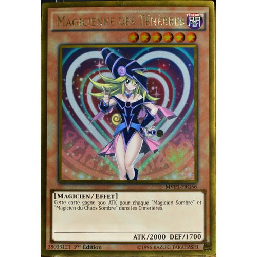 Carte Yu-Gi-Oh Mvp1-Frg56 Magicienne Des Ténèbres Gold Rare Neuf Fr