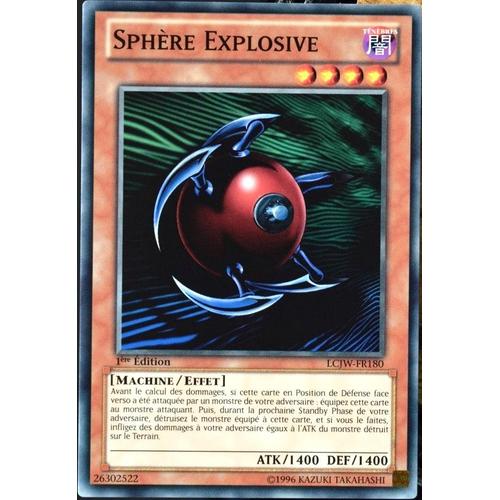 Carte Yu-Gi-Oh Lcjw-Fr180 Sphère Explosive Neuf Fr
