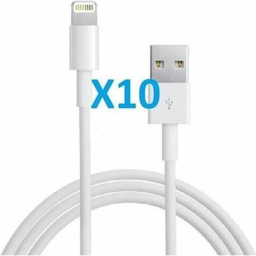 VOLY® Lot de 10 cables usb chargeur compatibles Iphone 7 plus/7/6S