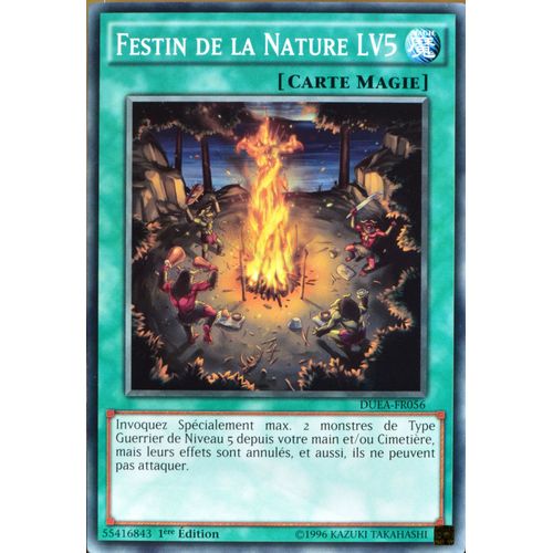 Carte Yu-Gi-Oh Duea-Fr056 Festin De La Nature Lv5 (Feast Of The Wild Lv5) - Commune Neuf Fr