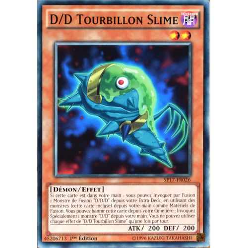 Carte Yu-Gi-Oh Sp17-Fr026 D/D Tourbillon Slime (D/D Swirl Slime) - Commune Neuf Fr