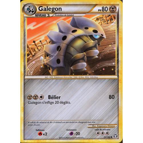 Carte Pokémon 37/102 Galegon 80 Pv Hs Triomphe Neuf Fr