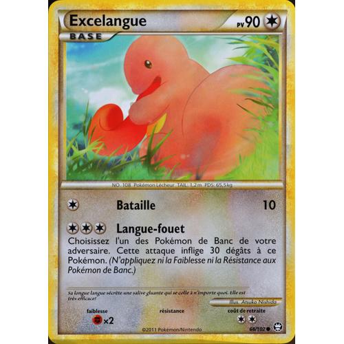 Carte Pokémon 66/102 Excelangue 90 Pv Hs Triomphe Neuf Fr