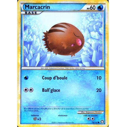 Carte Pokémon 79/102 Marcacrin 60 Pv Hs Triomphe Neuf Fr