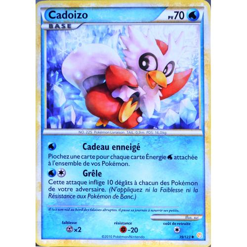 Carte Pokémon 39/123 Cadoizo 70 Pv Heartgold Soulsilver Neuf Fr