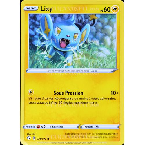 Carte Pokémon 031/072 Lixy ? Eb4.5 - Épée Et Bouclier  Destinées Radieuses Neuf Fr