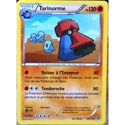 Carte Pokémon 55/114 Tarinorme 120 Pv Xy - Offensive Vapeur Neuf Fr