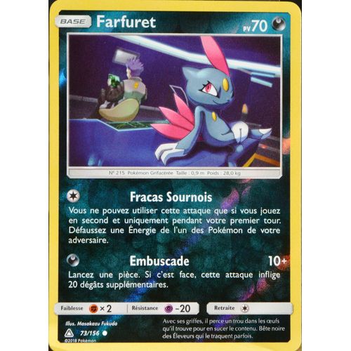 Carte Pokémon 73/156 Farfuret - Reverse Sl5 - Soleil Et Lune - Ultra Prisme Neuf Fr