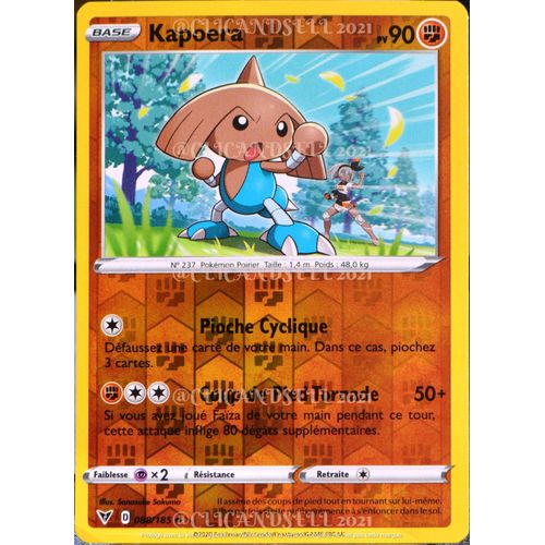 Carte Pokémon 088/185 Kapoera ? Eb04 - Épée Et Bouclier  Voltage Éclatant Neuf Fr