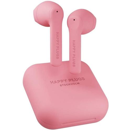 Ecouteurs Bluetooth True Wireless Happy Plugs Air 1 Go rose