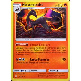 Carte Pokémon 16/145 Malamandre 110 Pv Sl2 - Soleil Et Lune - Gardiens Ascendants Neuf Fr