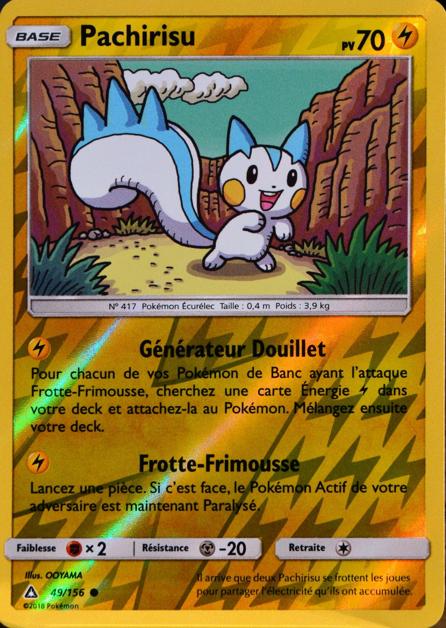 carte Pokémon 49/156 Pachirisu