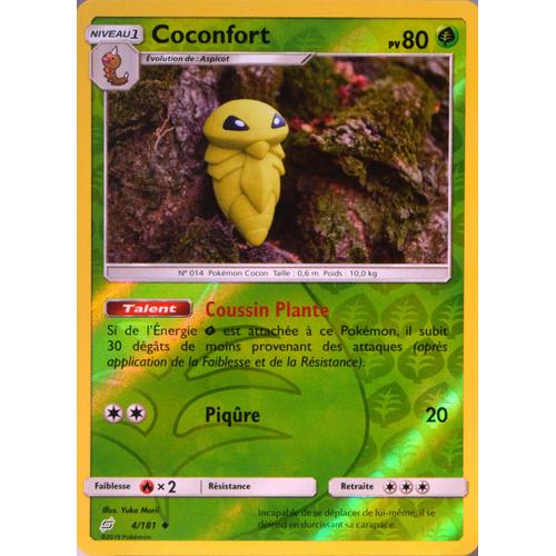 Carte Pokémon 4/181 Coconfort 80 Pv - Reverse Sl9 - Soleil Et Lune - Duo De Choc Neuf Fr