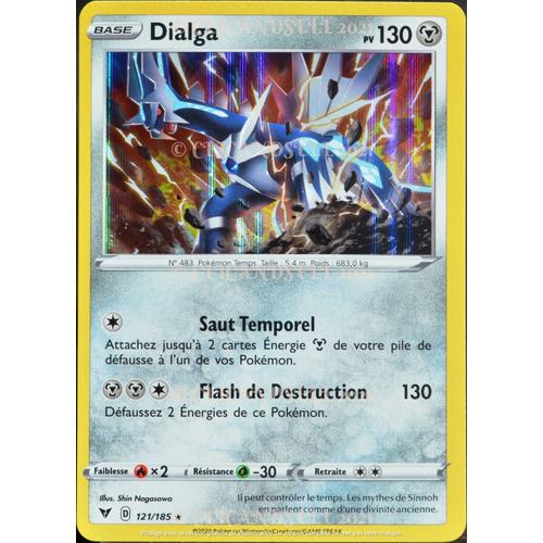 Carte Pokémon 121/185 Dialga ?H 130 Pv Eb04 - Épée Et Bouclier  Voltage Éclatant Neuf Fr