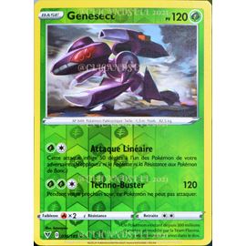 Carte Pokémon 016/185 Genesect ?H 120 Pv - Reverse Eb04 - Épée Et Bouclier  Voltage Éclatant Neuf Fr