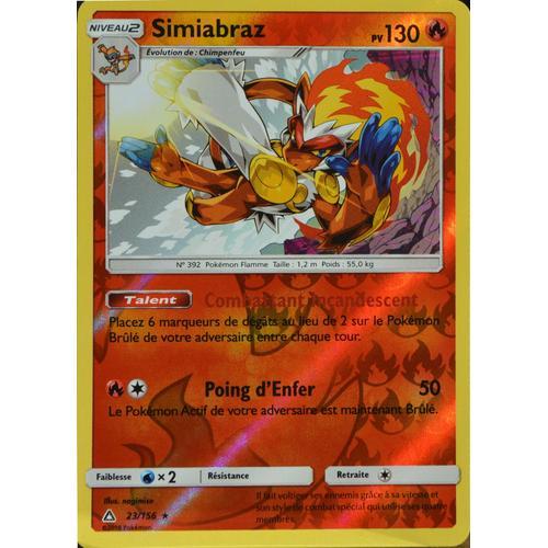 Carte Pokémon 23/156 Simiabraz - Reverse Sl5 - Soleil Et Lune - Ultra Prisme Neuf Fr