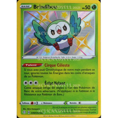 Carte Pokémon Sv001/Sv122 Brindibou ?Ch Eb4.5 - Épée Et Bouclier  Destinées Radieuses Neuf Fr