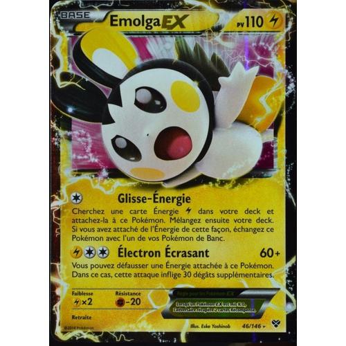 Carte Pokémon 46/146 Emolga-Ex 110 Pv Xy Neuf Fr