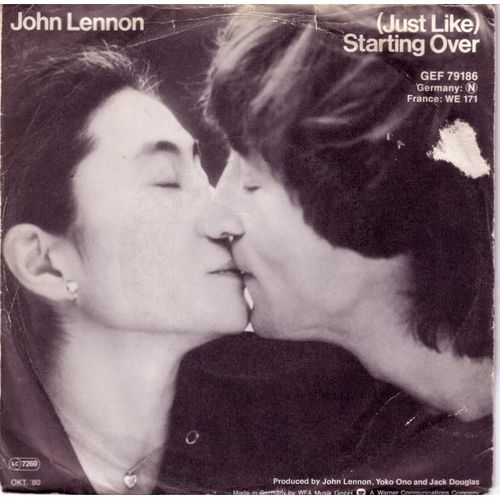 (Just Like) Starting Over (3'54) / Kiss Kiss Kiss (2'39).