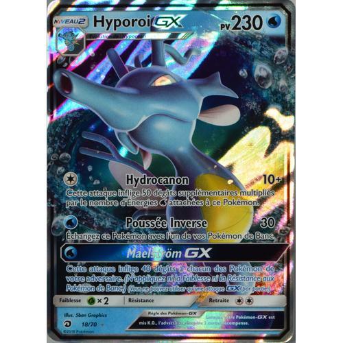 Carte Pokémon 18/70 Hyporoi Gx 230 Pv Sl7.5 - Majesté Des Dragons Neuf Fr