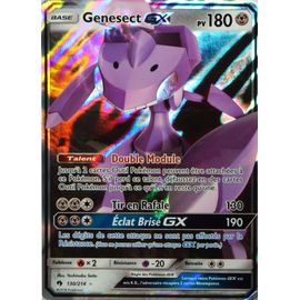 Carte Pokémon 130/214 Genesect Gx 180 Pv Sl8 - Soleil Et Lune - Tonnerre Perdu Neuf Fr