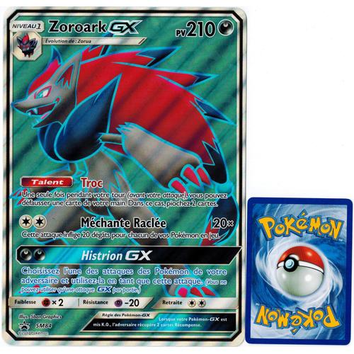 Carte Pokémon Sm84 Zoroark Gx Jumbo 210 Pv Promo Neuf Fr