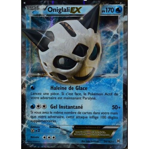 Carte Pokémon 34/162 Oniglali Ex 170 Pv Xy08 - Impulsion Turbo Neuf Fr