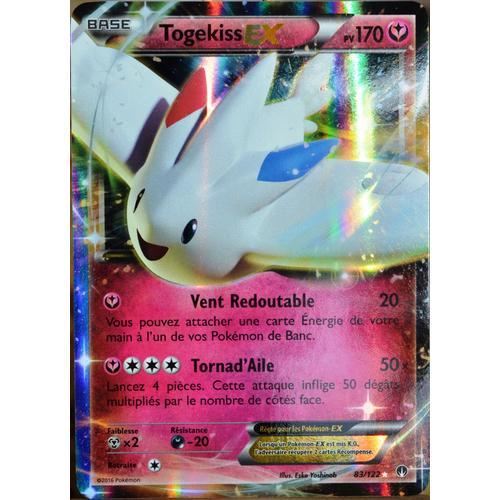 Carte Pokémon 83/122 Togekiss Ex 170 Pv Xy09 - Rupture Turbo Neuf Fr