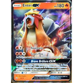 Carte Pokémon 10/73 Entei-Gx Sl3.5 Légendes Brillantes Neuf Fr