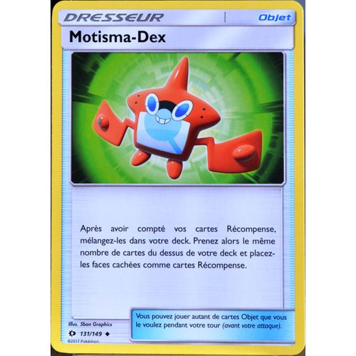 Carte Pokémon 131/149 Motisma-Dex Sm1 - Soleil Et Lune Neuf Fr