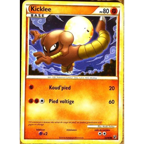 Carte Pokémon 52/90 Kicklee 80 Pv Hs Indomptable Neuf Fr